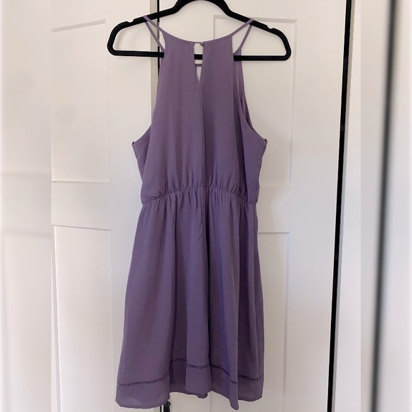 *Brand New* Francesca’s Purple Halter Top Dress - Picture 3 of 3